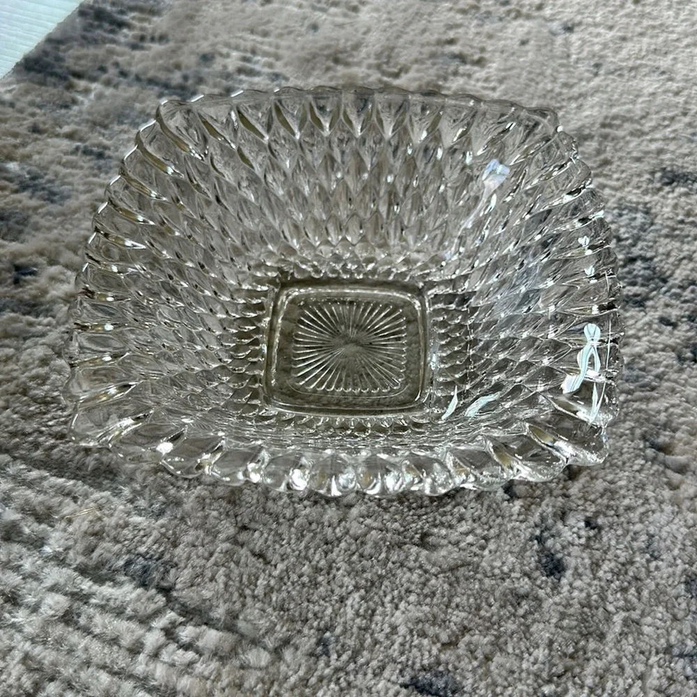 Crate & Barrel Glass Bowl